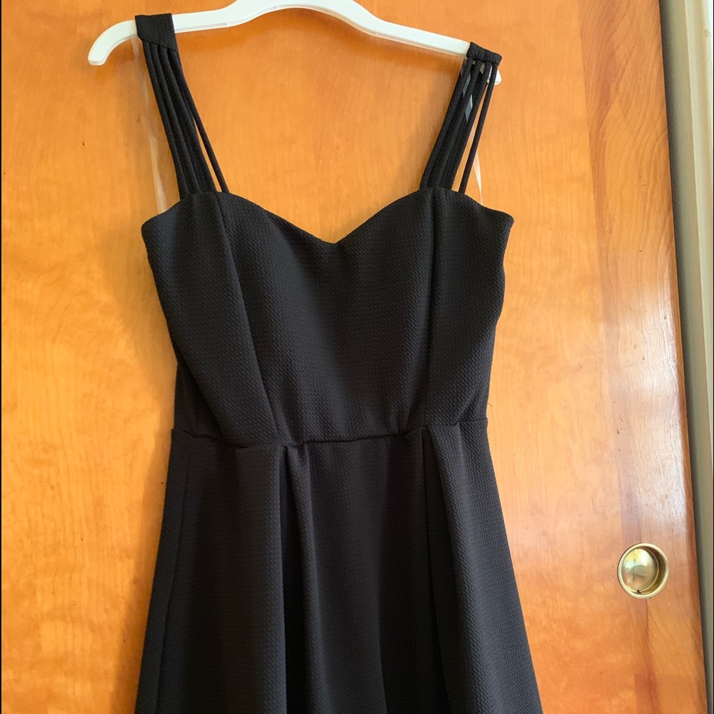 Mini black dress